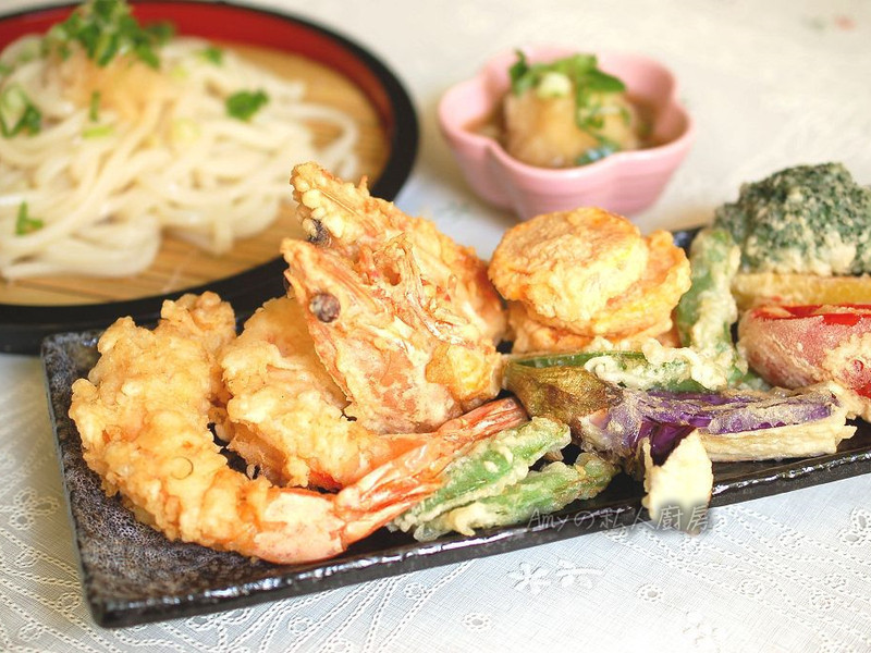 海大虾天妇罗乌龙面的做法