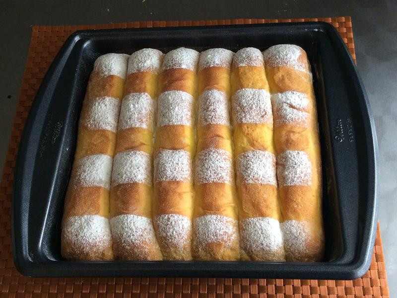 南瓜乳酪排包的做法