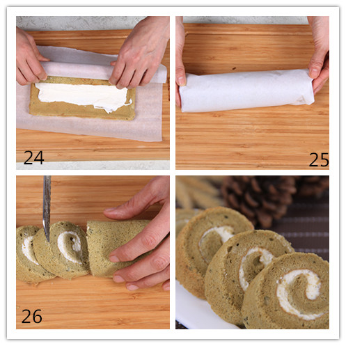 舌尖上的青涩风情——抹茶蛋糕卷的做法