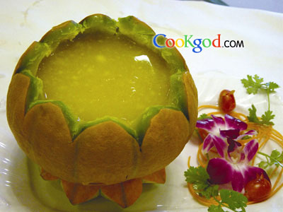 栗香南瓜芡实羹的做法