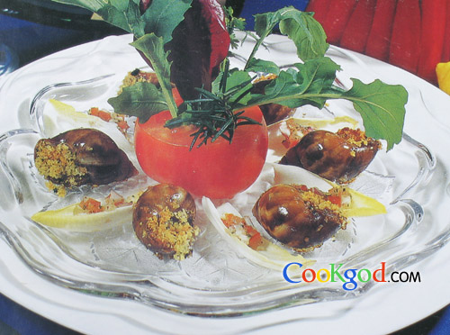 法式焗蜗牛的做法