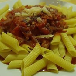 大虾香蒜茄酱意大利通心粉的做法