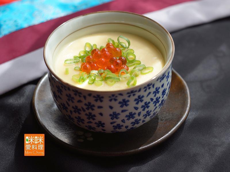 鲑鱼卵蒸蛋的做法