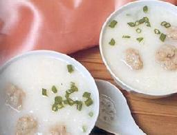 陈皮肉丸粥的做法