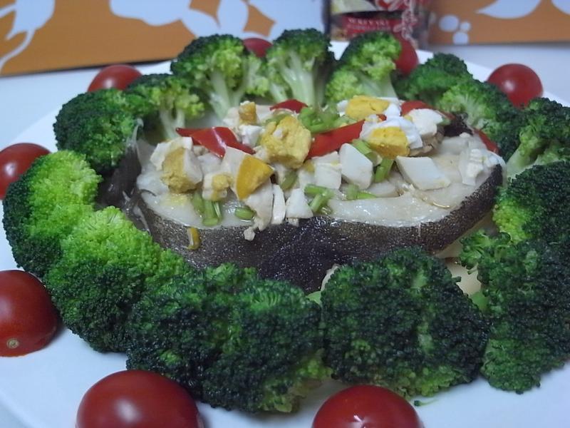 蛋蒸鳕鱼的做法