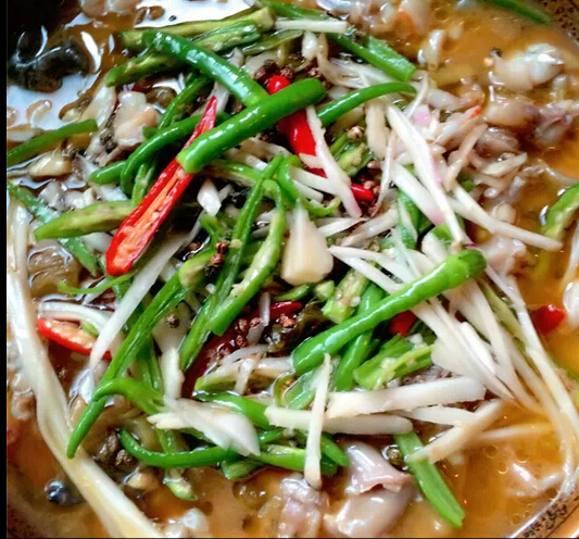 子姜牛蛙的做法