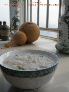 花菇瘦肉粥的做法