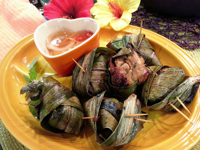 泰式班兰叶包鸡的做法