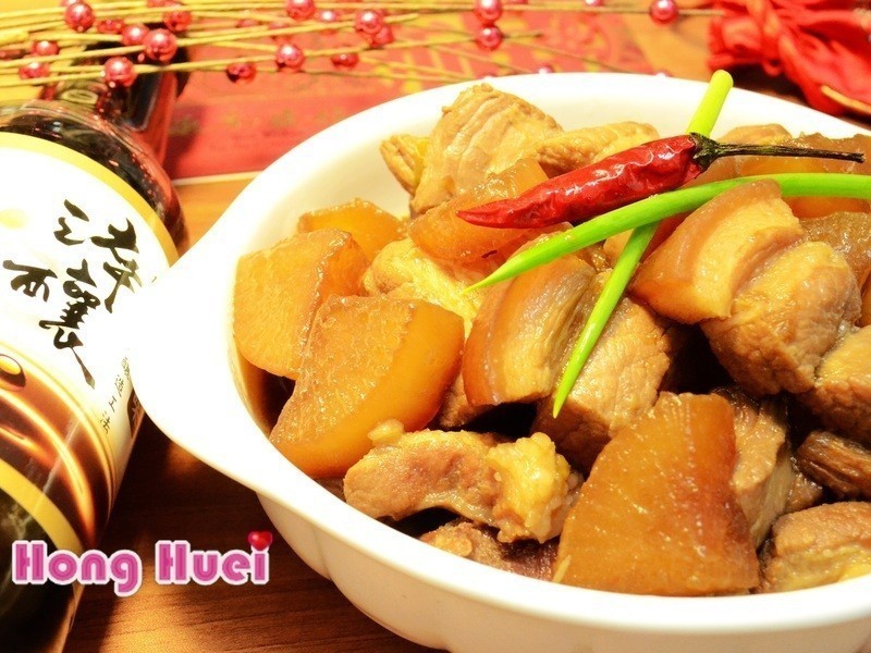 好彩头*萝卜卤肉【淬酿年菜料理】的做法