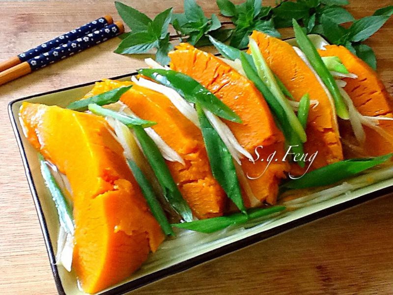 清蒸姜丝南瓜的做法