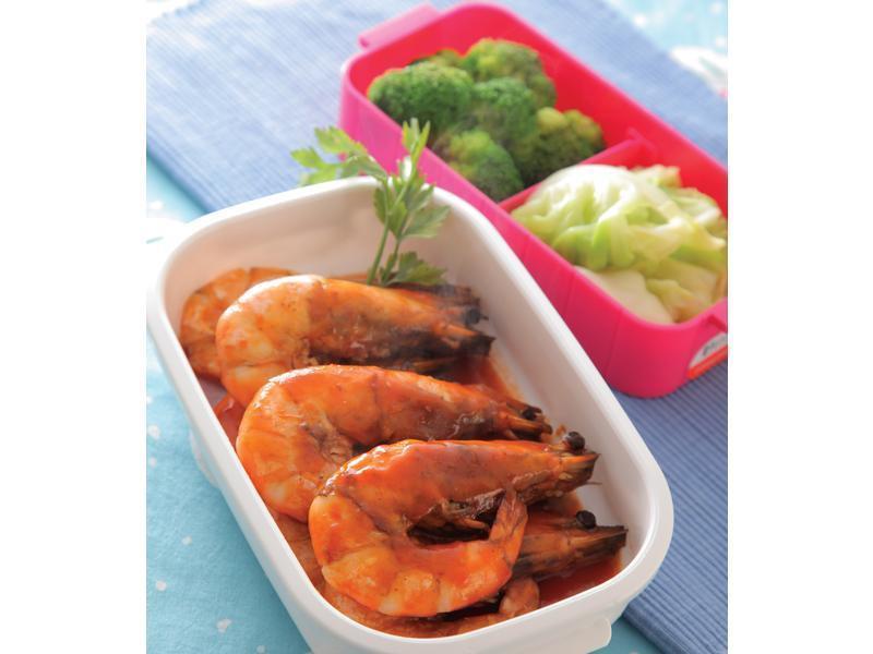 酸辣大虾的做法