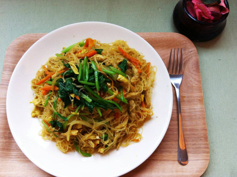 意犹未尽。星洲炒米(咖哩风味)的做法