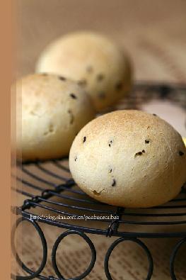 黑芝麻麻薯面包的做法