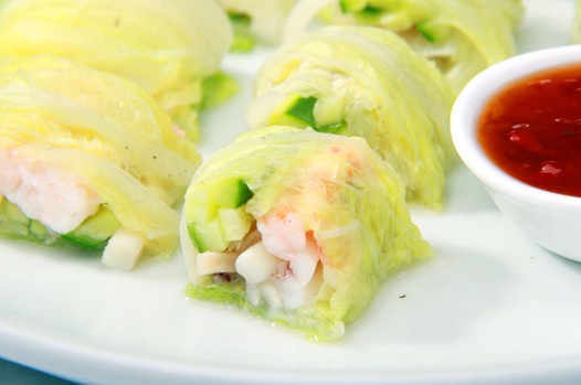 海鲜白菜卷的做法