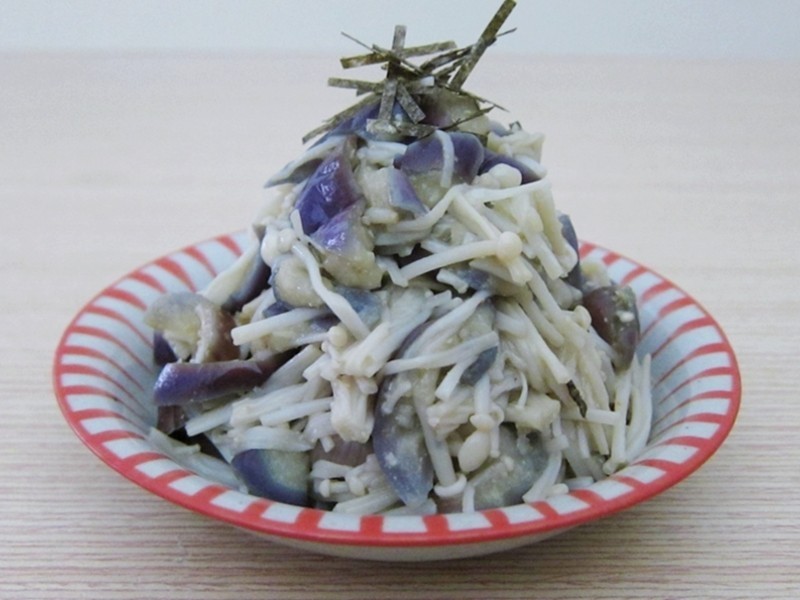 下酒凉拌小菜,味噌茄菇的做法