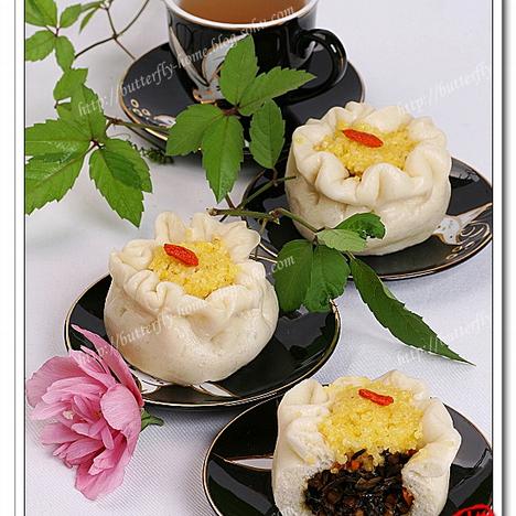 咸甜双味石榴包的做法