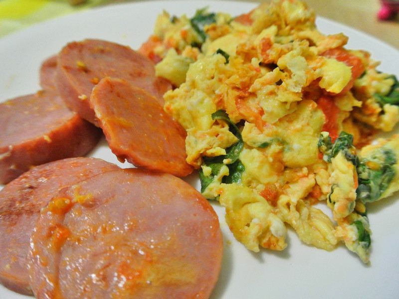 【博客】茄汁塔火腿蛋的做法