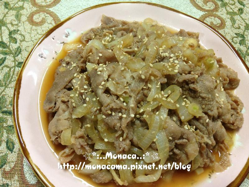 日式姜汁洋葱烧肉的做法