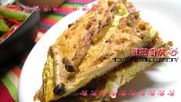 菇菇烘蛋配韩国辣酱的做法