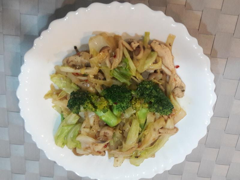 低卡鲜蔬鸡胸肉的做法