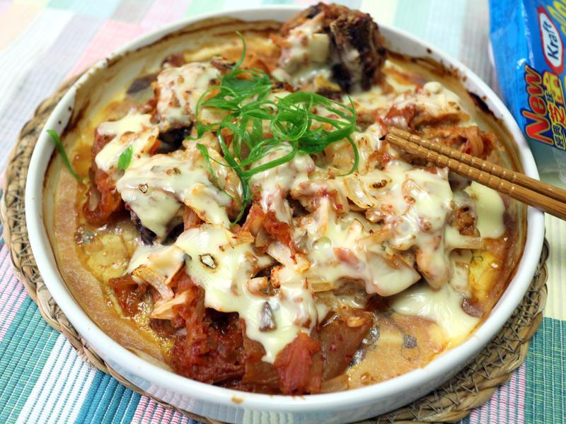 起司泡菜烤鸡的做法