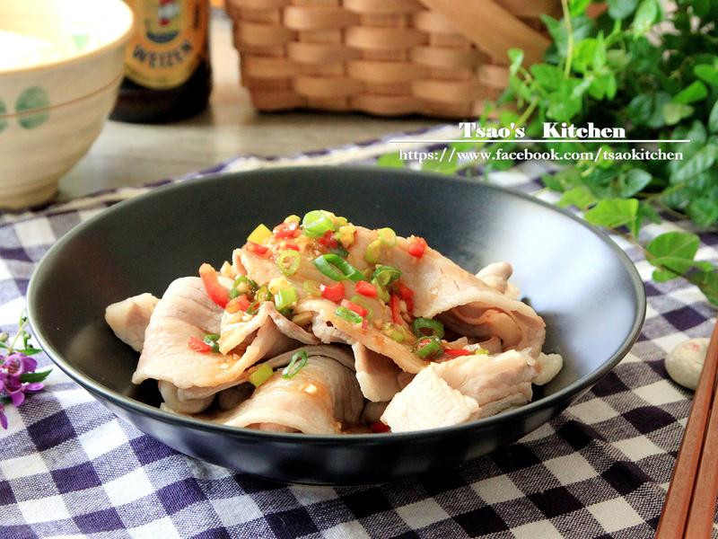 凉拌猪肉片的做法