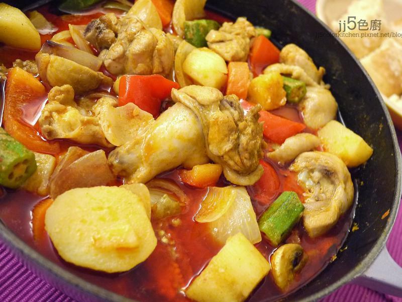 泰国红咖哩鸡【清冰箱料理】的做法