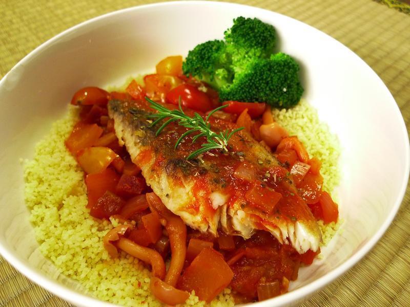 茄汁鲷鱼排佐北非米(家乐福厨神大赛)的做法