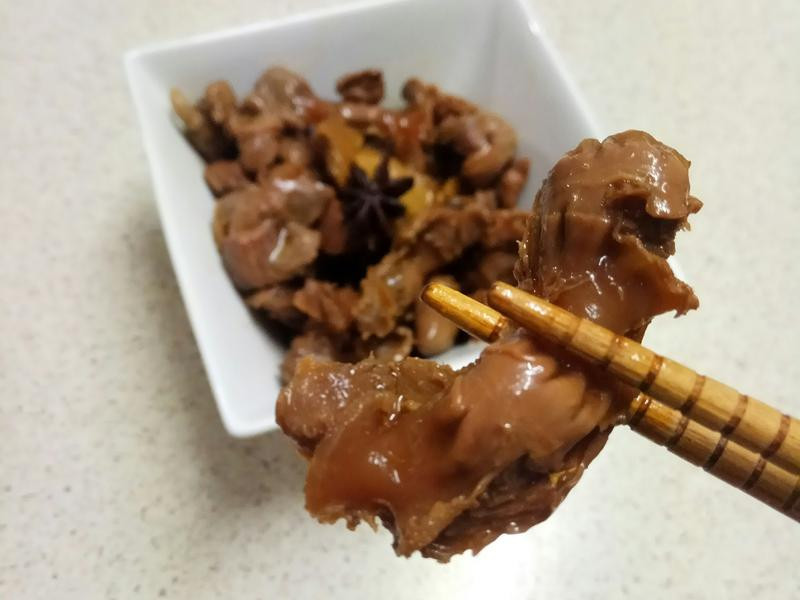 美味卤鸡胗不用卤包的做法