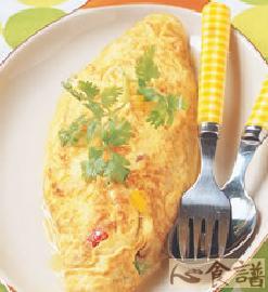 彩椒蛋包的做法