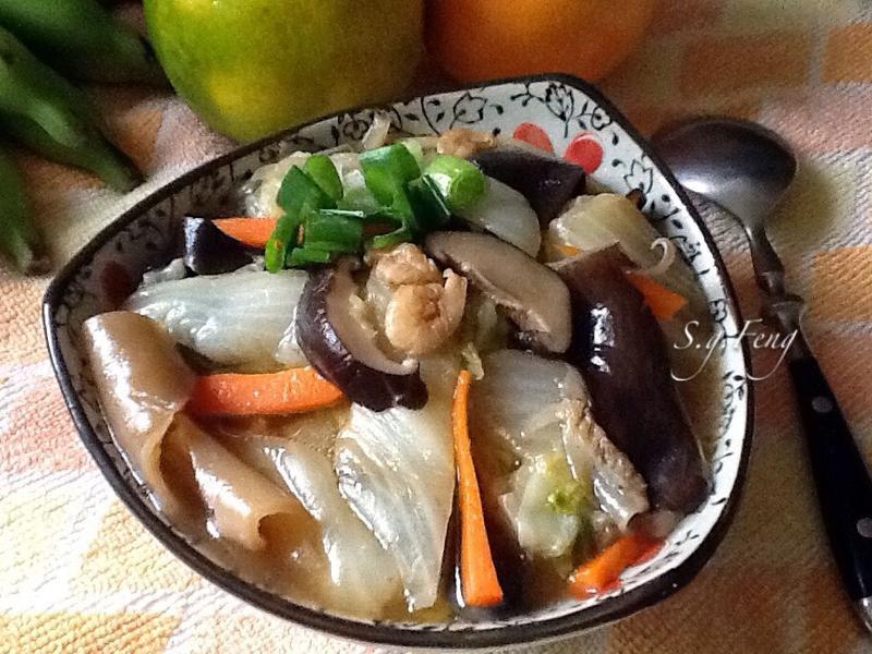 白菜卤(羹)的做法