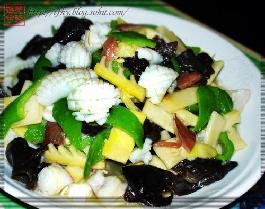 家常墨鱼的做法