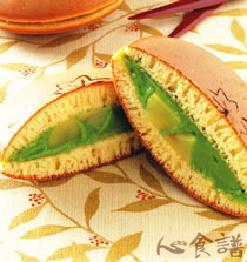 抹茶栗香铜锣烧的做法