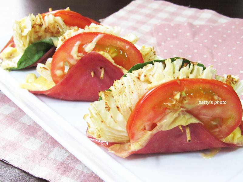 高丽菜三明治的做法