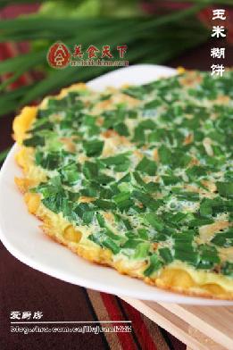 超级补钙的粗粮:玉米面糊饼的做法