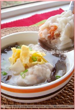 虾仁香菇馄饨的做法