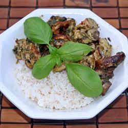 香辣罗勒鸡的做法