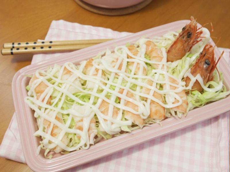 大虾沙拉~~办桌前菜的味道!!的做法