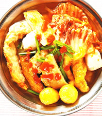 泡菜甜不辣锅的做法