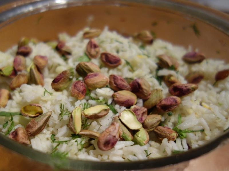 开心果香草红花饭的做法