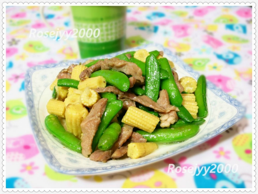 甜豆小炒肉的做法