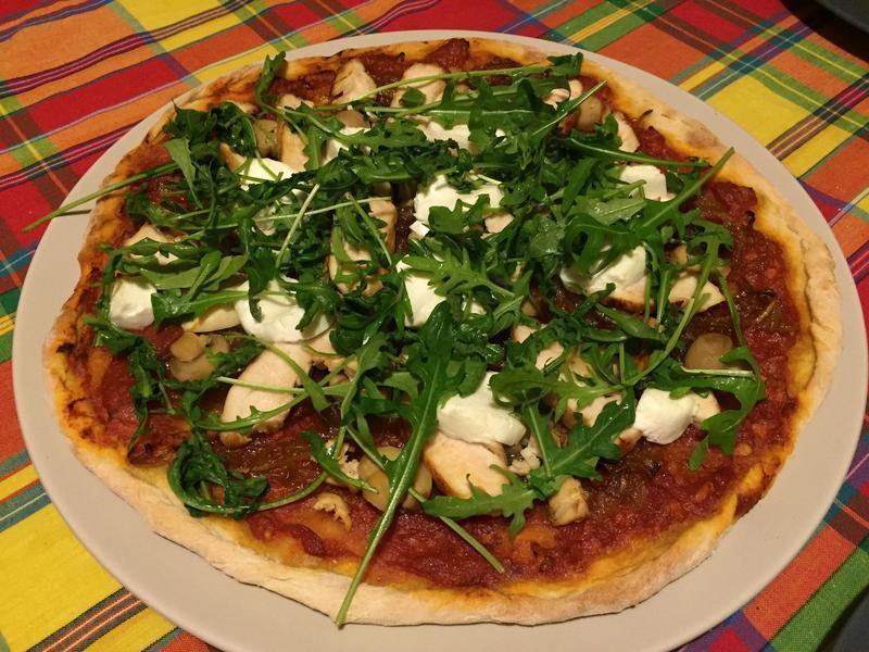 低卡路里~焦糖洋葱鸡肉比萨的做法