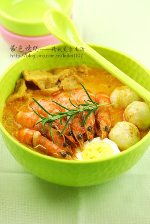 叻沙米粉的做法