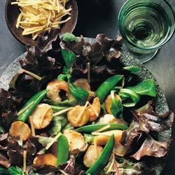 扇贝沙拉的做法