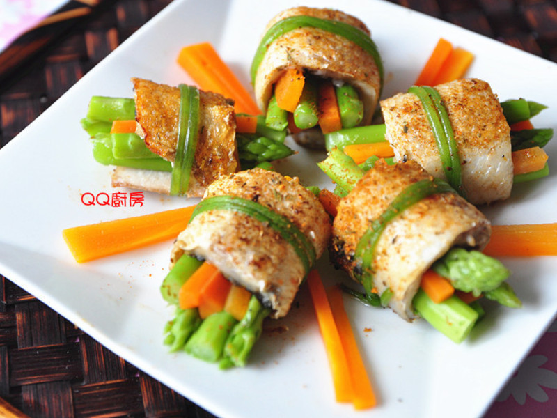 鲜芦风味虱目鱼片卷的做法