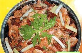 葱辣大虾的做法