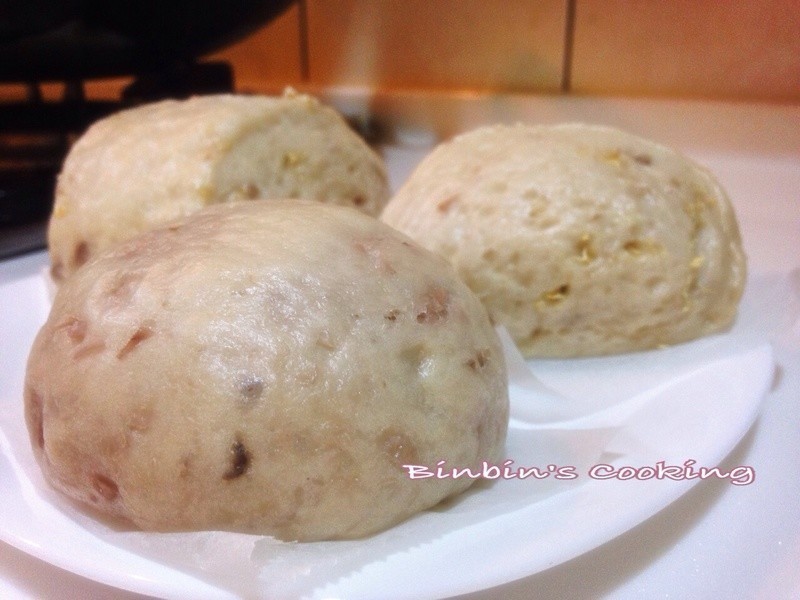 牛奶芋香馒头的做法