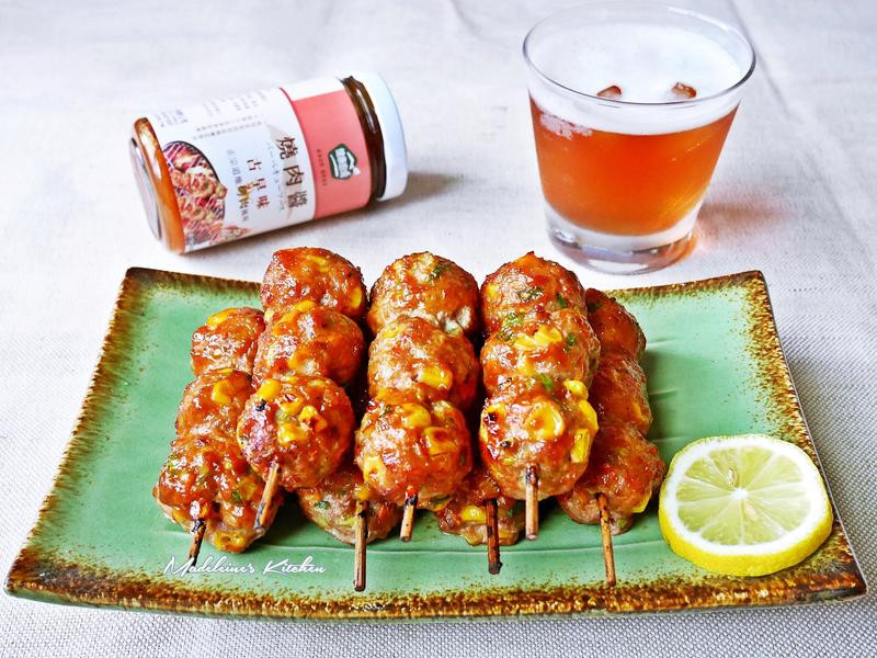 彩蔬肉丸子串烧的做法