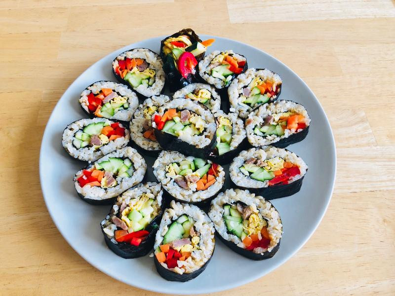 韩式紫菜包饭卷的做法