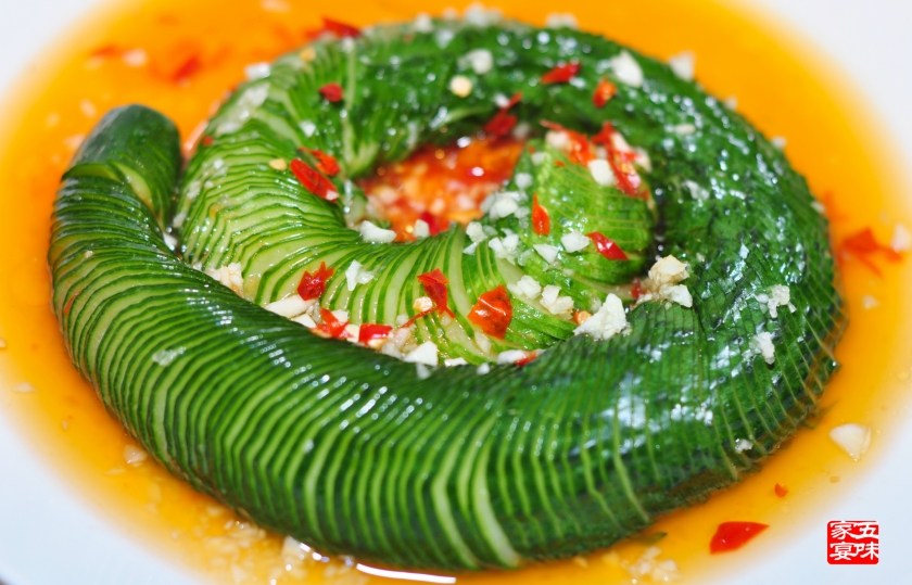 酸辣蓑衣黄瓜的做法